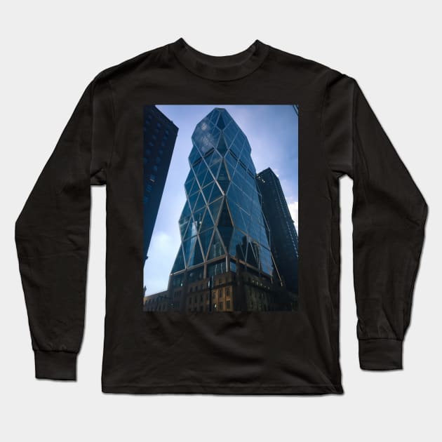 Hearst Tower, Manhattan, New York City Long Sleeve T-Shirt by eleonoraingrid